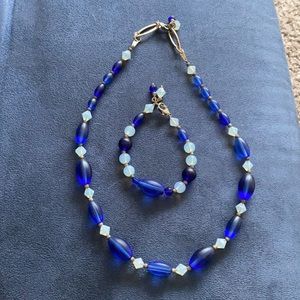 Custom made matching bracelet and necklace.